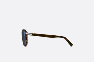 DiorBlackSuit RI • Brown Tortoiseshell-Effect Pantos Sunglasses