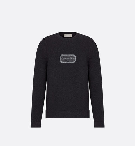 'Christian Dior COUTURE' Sweater • Black Cashmere Jersey