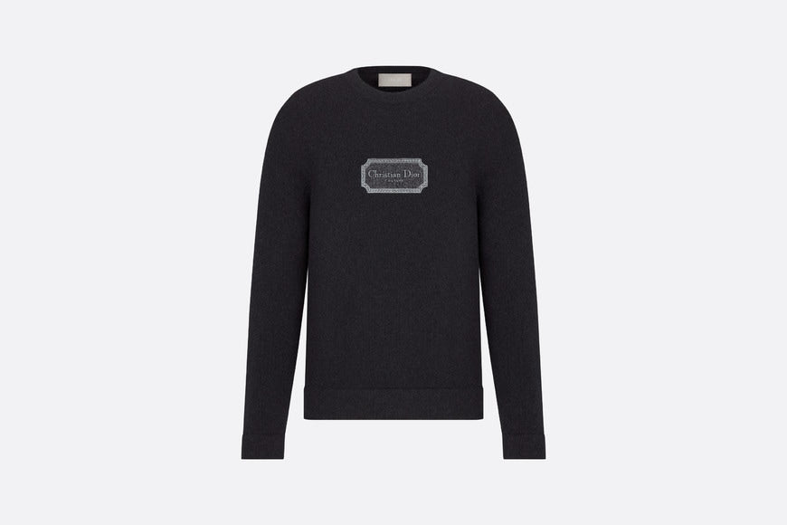 'Christian Dior COUTURE' Sweater • Black Cashmere Jersey