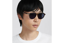 Load image into Gallery viewer, DiorBlackSuit RI • Brown Tortoiseshell-Effect Pantos Sunglasses

