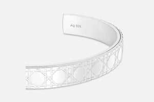 Dior Icons Cannage Bangle • Silver
