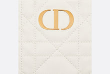 Load image into Gallery viewer, Small Dior Caro Top Handle Camera Bag • Latte Macrocannage Calfskin
