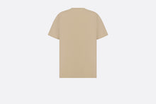 Load image into Gallery viewer, CD Diamond Relaxed-Fit T-Shirt • Beige Organic Cotton Jersey
