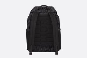 Dior 8 Backpack • Black Dior Oblique Jacquard