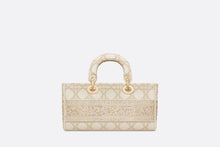 Load image into Gallery viewer, Medium Dior Or Lady D-Joy Bag • Gold-Tone Cannage Embroidery with Metallic Thread and Strass
