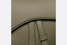 Load image into Gallery viewer, Saddle Bag • Khaki Grained Calfskin

