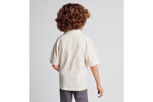 Kid's Bobby Polo Shirt • Beige Cotton Piqué