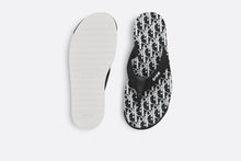 Load image into Gallery viewer, Dior Alpha Thong Sandal • Black Technical Fabric
