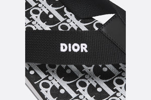 Dior Alpha Thong Sandal • Black Technical Fabric