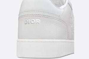 B27 Low-Top Sneaker • White Grained Calfskin and White Dior Gravity Leather
