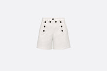 Load image into Gallery viewer, Sailor Shorts • White Cotton Gabardine

