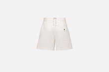 Load image into Gallery viewer, Sailor Shorts • White Cotton Gabardine
