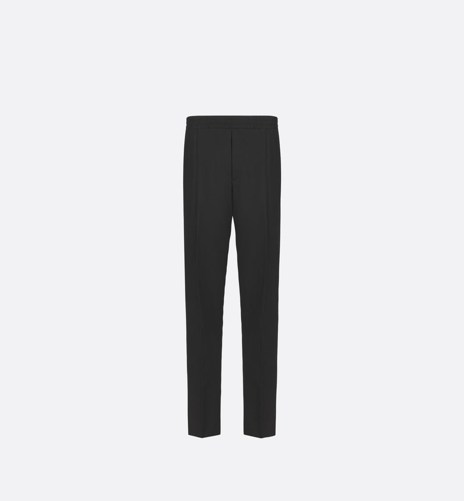 Christian Dior Couture Track Pants • Black Cotton Twill
