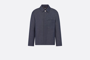 Dior Icons Jacket • Blue Denim-Effect Cotton and Cashmere Blend