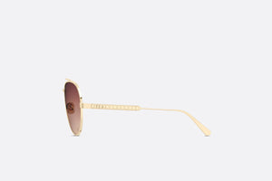 DiorCannage A1U • Gradient Brown-to-Pink Pilot Sunglasses