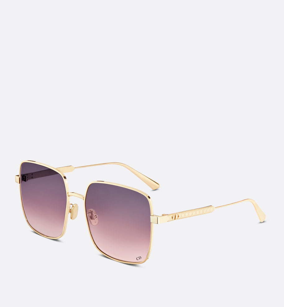 DiorCannage S1U • Gradient Purple-to-Pink Square Sunglasses