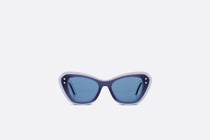 DiorPacific B3U • Transparent Blue Butterfly Sunglasses
