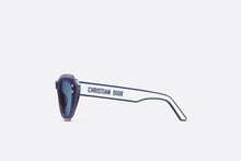 Load image into Gallery viewer, DiorPacific B3U • Transparent Blue Butterfly Sunglasses
