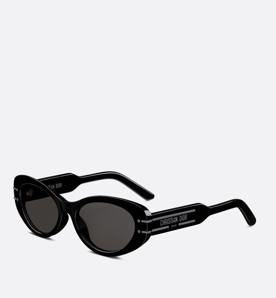 DiorSignature B8U • Black Oval Sunglasses