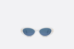 DiorSignature B8U • Milky Ivory Oval Sunglasses