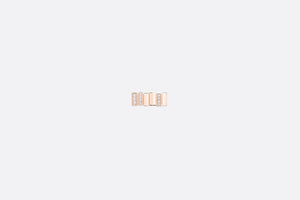 GEM DIOR Earring • Pink Gold and Diamonds