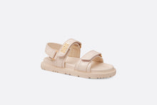 Load image into Gallery viewer, Dioract Sandal • Rose Quartz Quilted Cannage Calfskin
