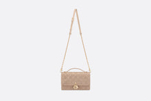 Load image into Gallery viewer, My Dior Top Handle Bag • Caramel Beige Cannage Embroidered Cotton with Micropearls
