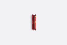 Load image into Gallery viewer, Dior Caro Dahlia Wallet • Two-Tone Garnet Red and Burgundy Supple Cannage Calfskin
