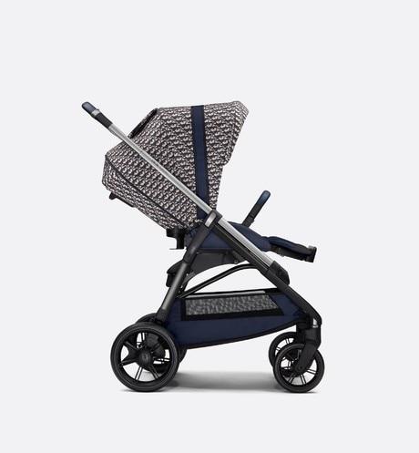 Stroller • Blue and Beige Water-Repellent Canvas with Dior Oblique Print