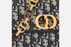 30 Montaigne Avenue Bag • Blue Dior Oblique Jacquard