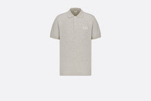 Load image into Gallery viewer, CD Icon Polo Shirt • Gray Cotton Piqué

