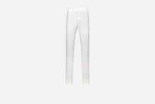 Load image into Gallery viewer, Track Pants • White Cotton Knit and Cashmere
