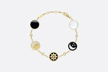 Load image into Gallery viewer, Rose Des Vents and Rose Céleste Bracelet • Yellow and White Gold, Diamond, Mother-of-Pearl and Onyx
