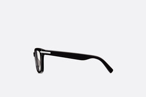 DiorBlackSuit S10I • Black Square Glasses with Blue Light Filter