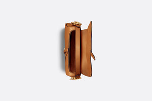 Saddle Bag with Strap • Golden Saddle Grained Calfskin