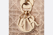 Load image into Gallery viewer, Mini Lady Dior Bag • Caramel Beige Cannage Cotton Embroidered with Micropearls

