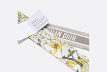 Load image into Gallery viewer, ABCDior Y Ylang-Ylang - Yeux Mitzah Scarf • Ivory Multicolor Silk Twill
