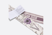Load image into Gallery viewer, ABCDior V Violette - Voler Mitzah Scarf • Ivory Multicolor Silk Twill
