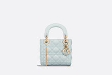 Load image into Gallery viewer, Mini Lady Dior Bag • Placid Blue Cannage Lambskin
