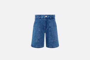 Kid's Bermuda Shorts • Blue Cotton Denim