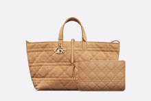Load image into Gallery viewer, Large Dior Toujours Bag • Medium Tan Macrocannage Calfskin
