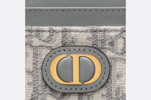 Load image into Gallery viewer, 30 Montaigne Five-Slot Card Holder • Gray Dior Oblique Jacquard
