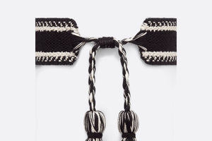 J'Adior Bracelet Set • Black and Latte Cotton