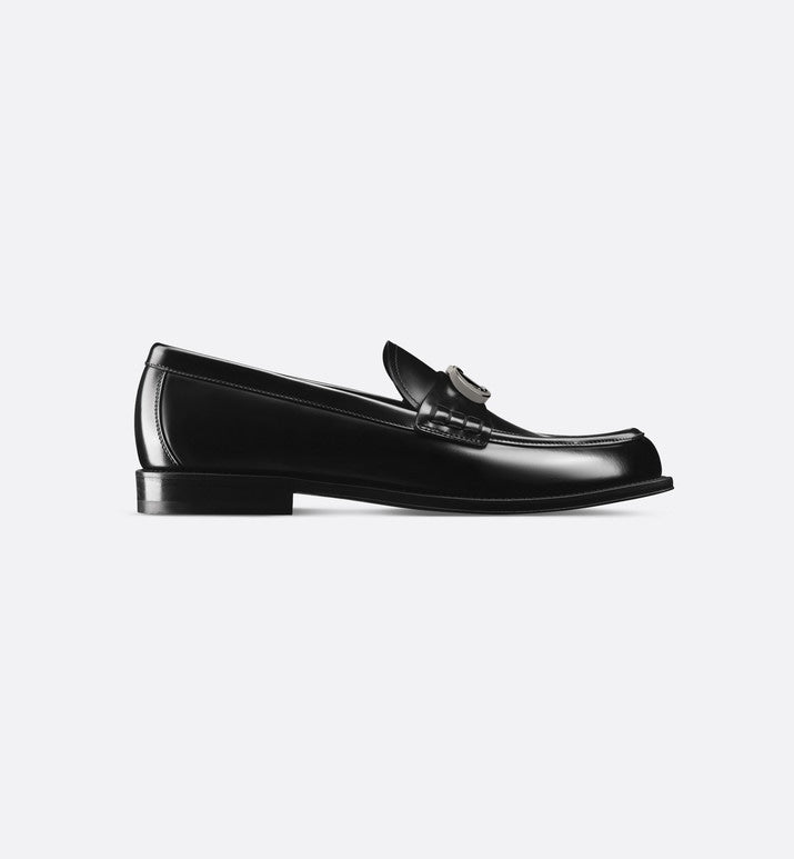 Dior Granville Loafer • Black Polished Calfskin – Dior Couture UAE