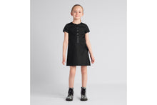 Load image into Gallery viewer, Kid&#39;s A-Line Dress • Black Water-Repellent Technical Fabric
