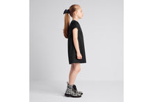 Load image into Gallery viewer, Kid&#39;s A-Line Dress • Black Water-Repellent Technical Fabric
