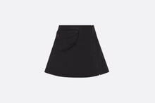 Load image into Gallery viewer, Kid&#39;s A-Line Skirt • Black Water-Repellent Technical Fabric
