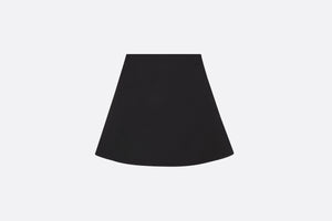 Kid's A-Line Skirt • Black Water-Repellent Technical Fabric