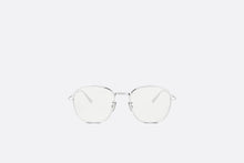 Load image into Gallery viewer, DiorBlackSuit S2U • Silver Metal Square Glasses with Blue Light Filter
