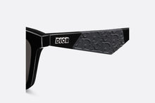 Load image into Gallery viewer, DiorB27 S1I • Black Rectangular Sunglasses
